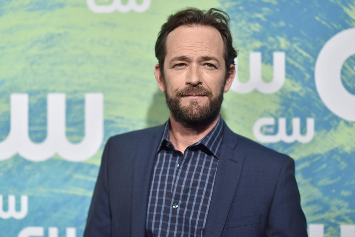 Actor Luke Perry attends The CW Network’s 2016 Upfront at The London Hotel in New York, NY, on May 19, 2016. (Photo by Anthony Behar)