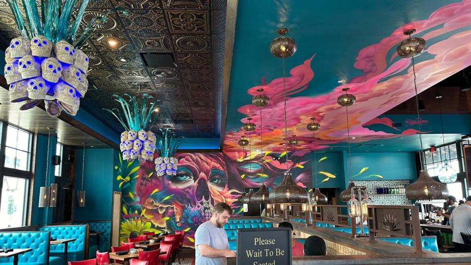 Agave Bandido’s dining room is bright, colorful and comfortable. The new restaurant at 1550 Lakefront Drive in Lakewood Ranch’s Waterside Place opens Monday, March 11.