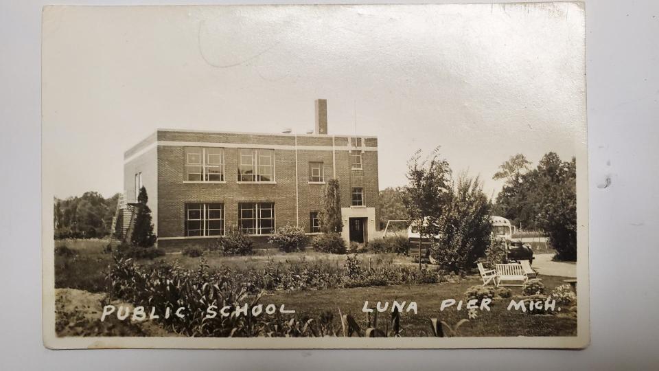 The Luna Pier School served what became the Mason Consolidated Schools for nearly seven decades. The building also was an early home of the Rasey Memorial Branch Library of the Monroe County Library System.