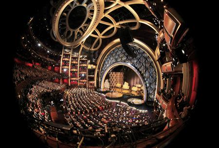 Ellen Degeneres hosts the show at start of the 86th Academy Awards in Hollywood, California March 2, 2014. REUTERS/Lucy Nicholson