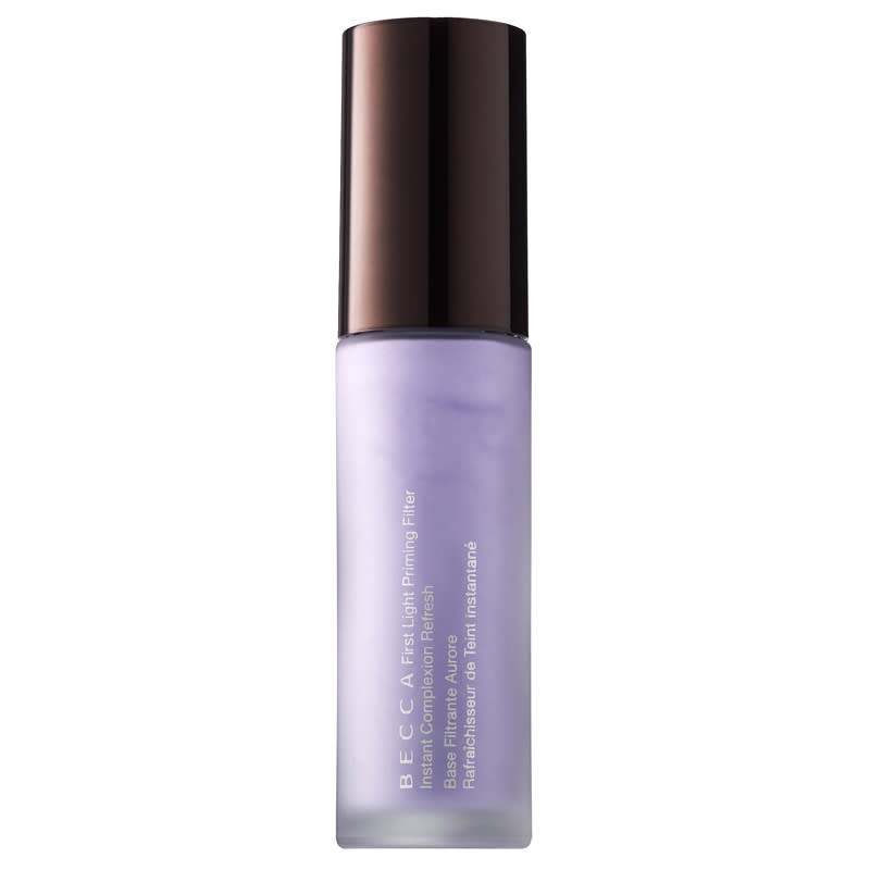 <p>Becca's primer is the closest you'll get to walking around under an Instagram filter in real life. The formula is powered by Cool Light Technology that scatters violet light across your skin to brighten and blur imperfections. Once it's set, you're left with an awake and illuminated complexion, not unlike the effect of your beloved Valencia filter.</p> <p>$38 | <a rel="nofollow noopener" href="http://click.linksynergy.com/fs-bin/click?id=93xLBvPhAeE&subid=0&offerid=429865.1&type=10&tmpid=719&RD_PARM1=http%253A%252F%252Fwww.sephora.com%252Ffirst-light-priming-filter-P416055%253FskuId%253D1901859%2526icid2%253Dproducts%252520grid%253Ap416055&u1=ISELfaceprimers" target="_blank" data-ylk="slk:SHOP IT;elm:context_link;itc:0;sec:content-canvas" class="link ">SHOP IT</a></p>