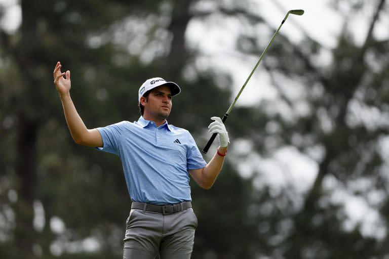 Mateo Fernández de Oliveira cree que no le pegó bien a la pelota en su primera jornada en el Masters de Augusta.