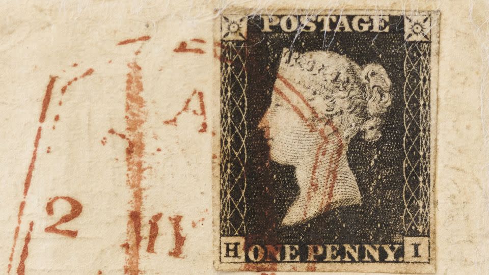 The Penny Black stamp revolutionized the postal service. - Sotheby's