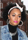 Leigh-Anne Pinnock wasn't afraid to wear her in-your-face pout with winged eyeliner.<br><br>[Rex]