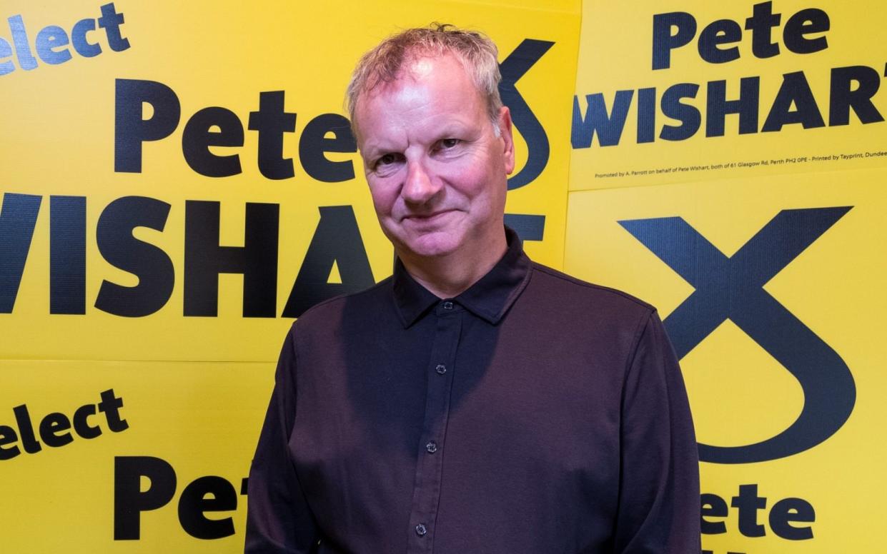 Pete Wishart's efforts to press the case for an independence referendum were tied up in mandarin speak - Stuart Nicol