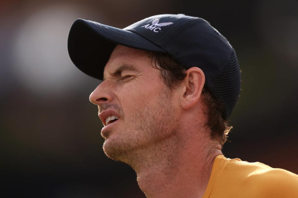 Defeat: Andy Murray  (Getty Images)