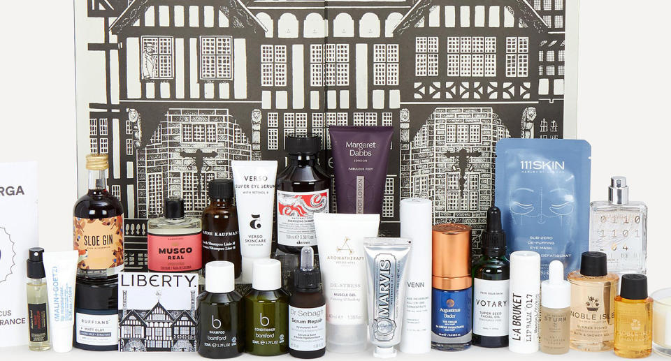 Best advent calendars for men, from grooming products to alcohol. (Liberty London)