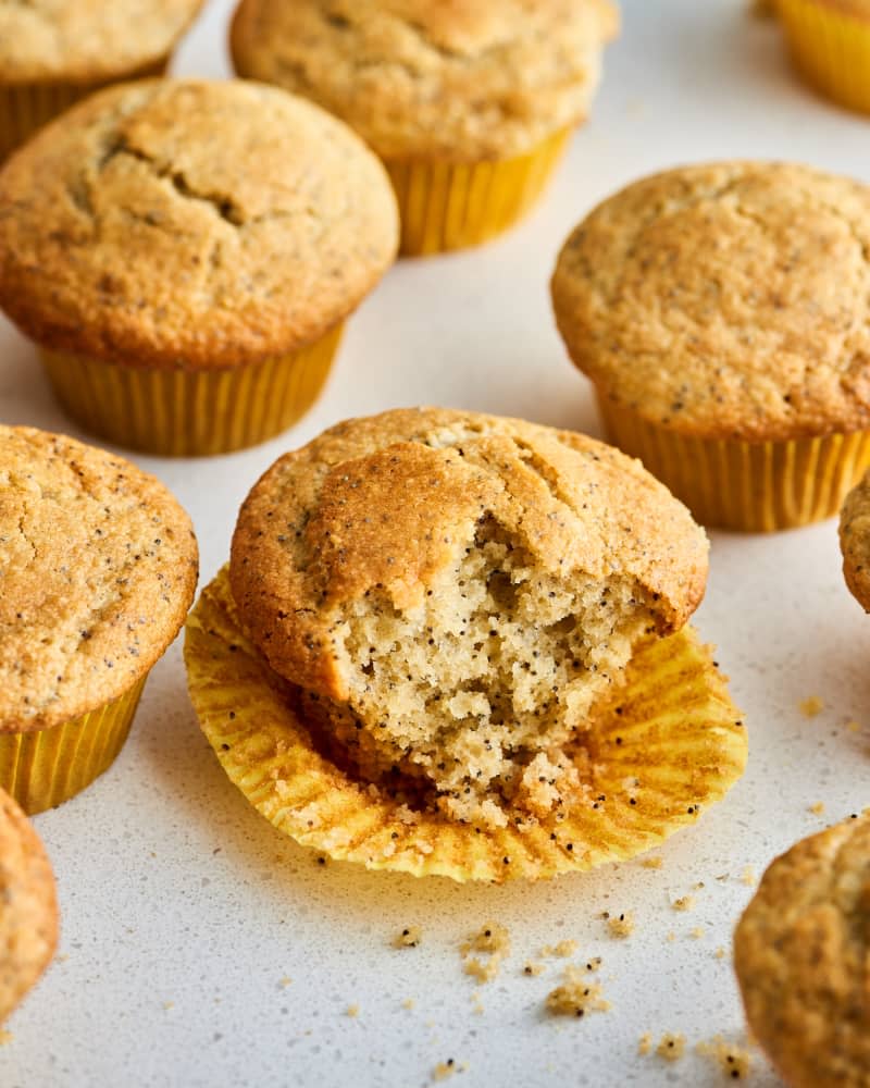 Gluten-Free Lemon Poppy Seed Muffins