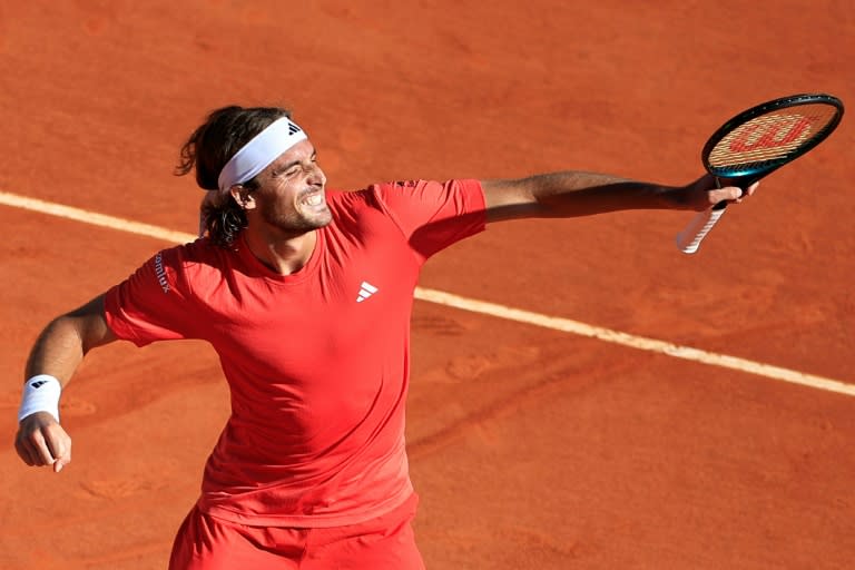 Stefanos Tsitsipas beat Jannik Sinner to reach the final of the Monte Carlo Masters (Valery HACHE)