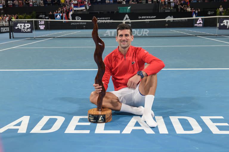 Novak Djokovic, campeón el último fin de semana en Adelaida, será uno de los máximos favoritos en el Australian Open