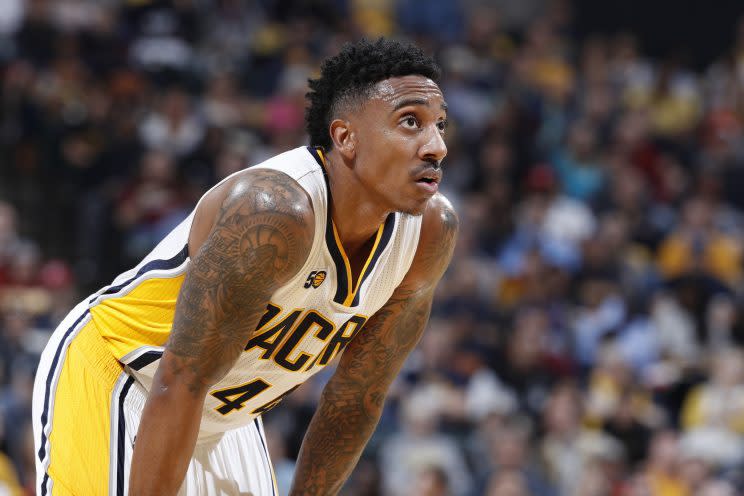 Jeff Teague will team up with Jimmy Butler, Andrew Wiggins and Karl-Anthony Towns in Minnesota. (Getty)