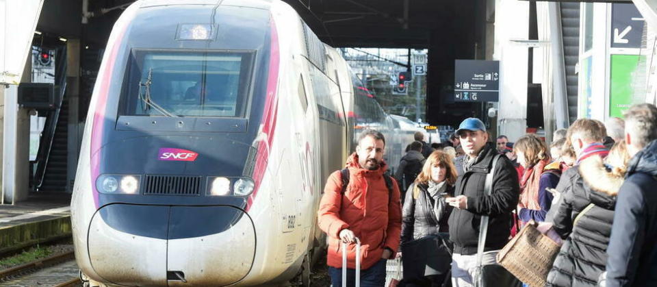 Le trafic sera perturbé sur les rails ce mardi 28 mars.  - Credit:Mathieu Pattier / Ouest France / MAXPPP / PHOTOPQR/OUEST FRANCE/MAXPPP