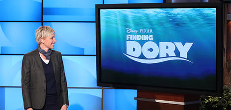 Ellen Announces 'Finding Dory'