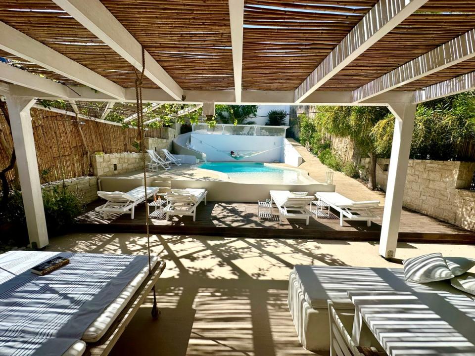 Pool time: the private terrace at Villa Ying (Tracey MacLeod)