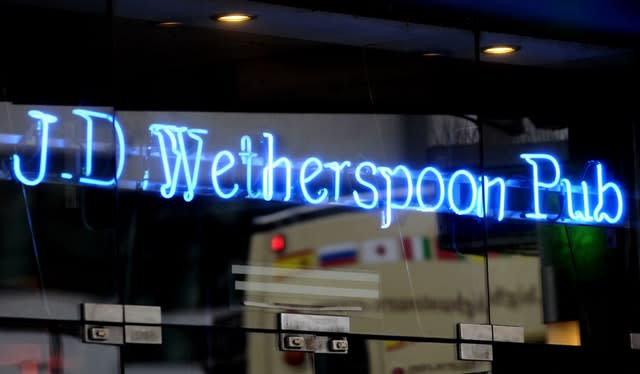 A Wetherspoons pub