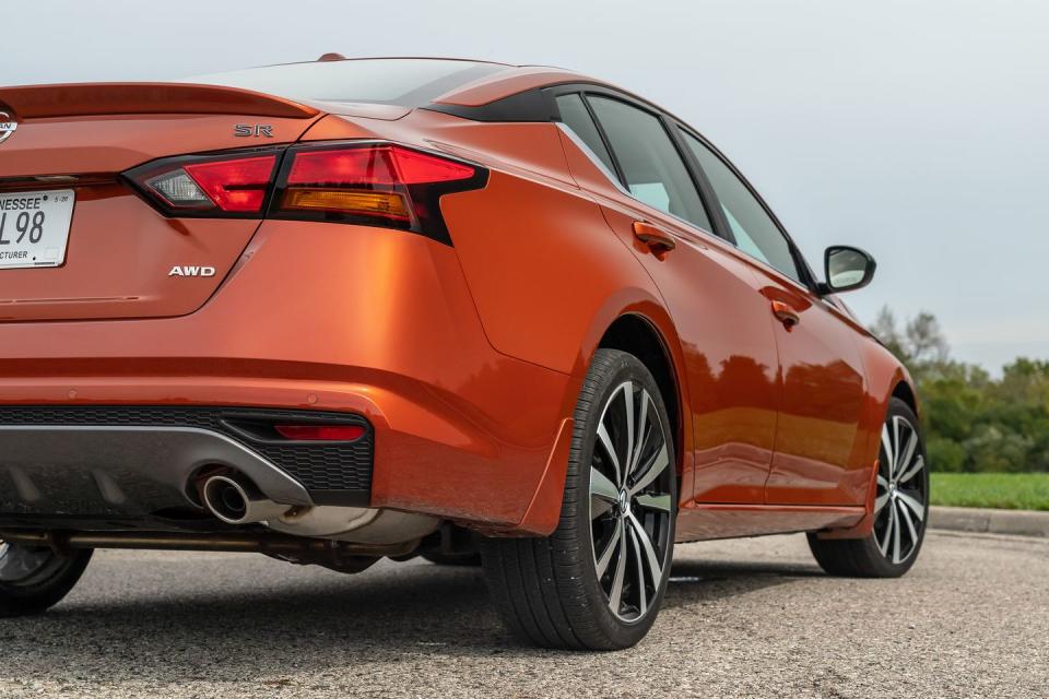 View Photos of the 2020 Nissan Altima AWD and 2020 Subaru Legacy