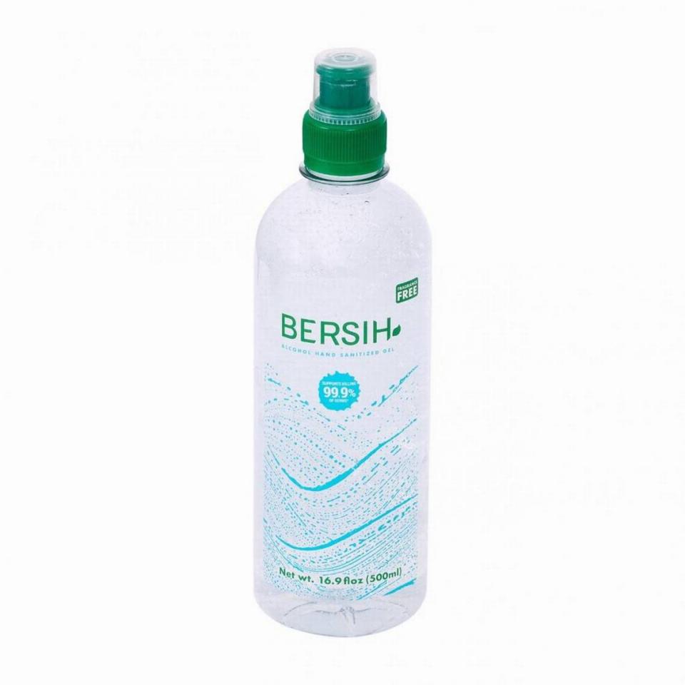 Bersih Hand Sanitizer Gel Fragrance Free (with the green top)