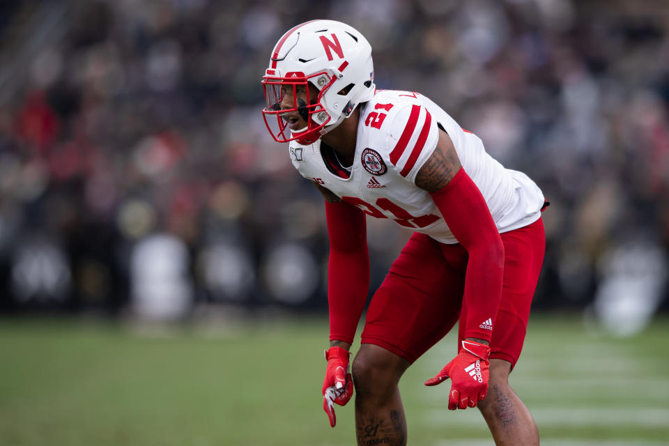 This Lamar Jackson is a Nebraska cornerback, and he's fine sharing a name with the possible 2019 NFL MVP. (Photo by Zach Bolinger/Icon Sportswire via Getty Images)