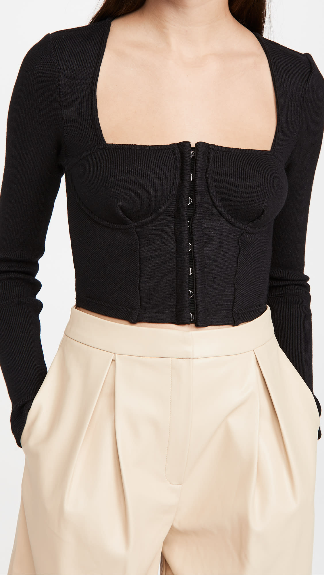 Jonathan Simkhai STANDARD Elle Bustier Top