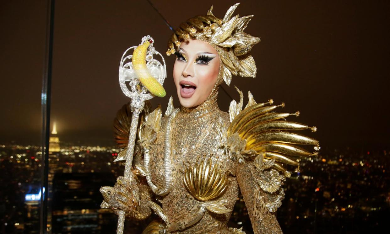 <span>Nymphia Wind said: ‘Taiwan, this is for you’, when crowned the winner of the 16th edition of RuPaul’s Drag Race.</span><span>Photograph: Santiago Felipe/Getty Images for MTV</span>