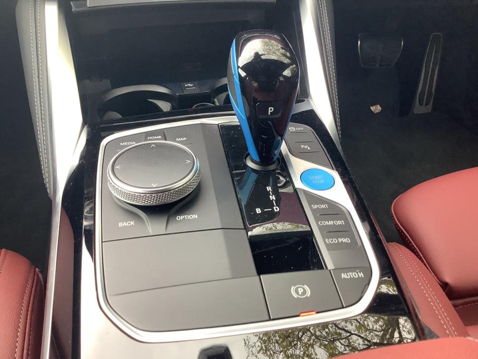 BMW have persevered with the i-drive controller, which feels safer to use than a menu (Sean O’Grady)