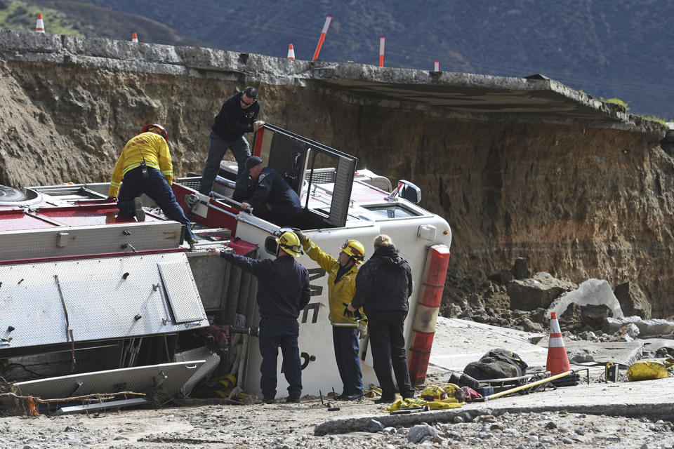 Powerful storm pounds Southern and Central California