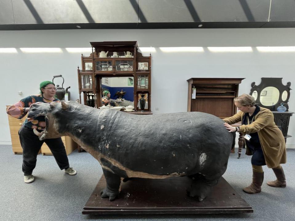 Lancashire Telegraph: The hippo is almost a century old!