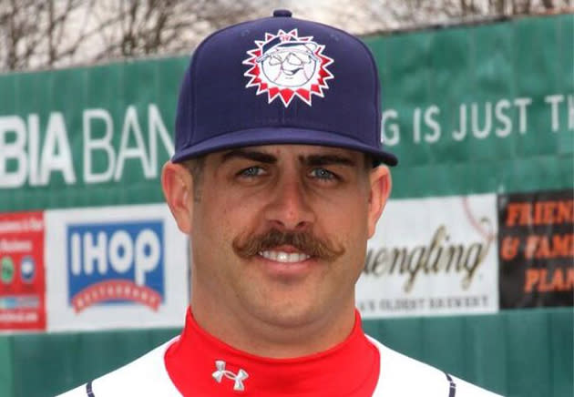 This is Bryce Harper's brother and this is Bryce Harper's brother's mustache