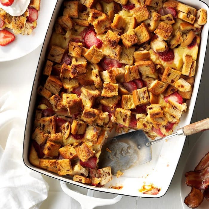 Creamy Strawberry French Toast Bake