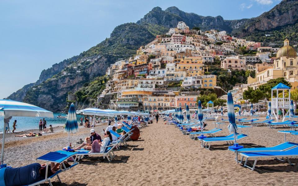 Amalfi has beautiful beaches