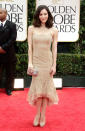 Katherine McPhee arrives at the 69th Annual Golden Globe Awards in Beverly Hills, California, on January 15.