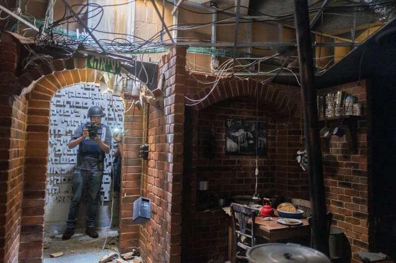 The Holocaust Revival Museum in Yad Mordechai near the border with the Gaza Strip was hit by a Hamas rocket on Monday. Photo by Jim Hollander/UPI