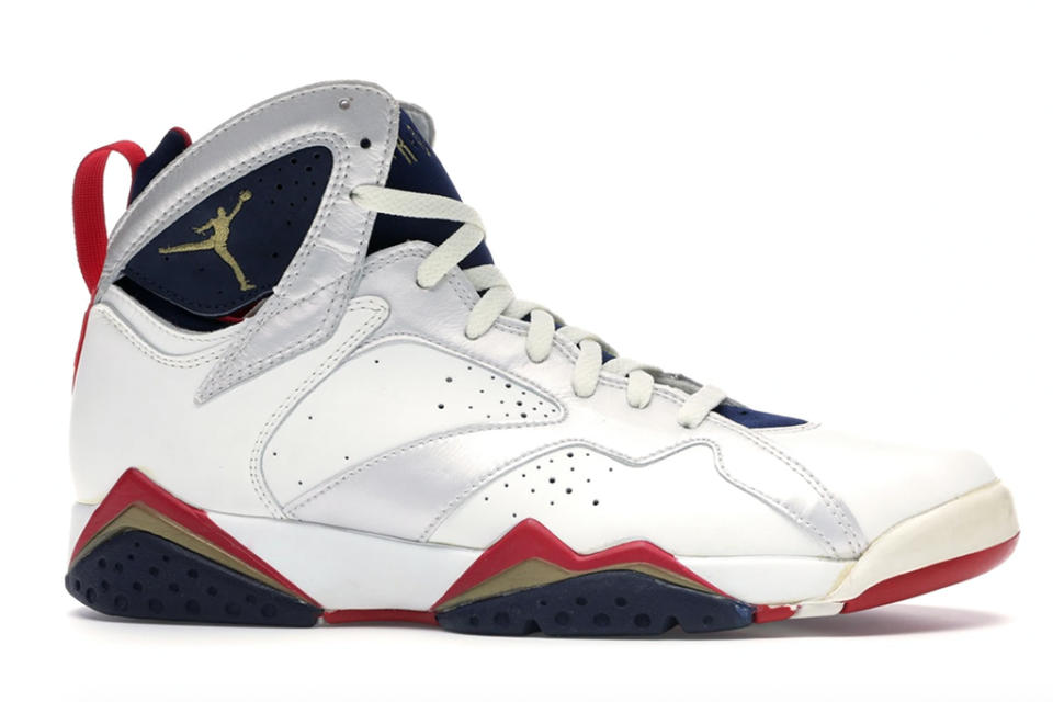 Air Jordan 7 OG “Olympic” (1992). - Credit: Courtesy of StockX