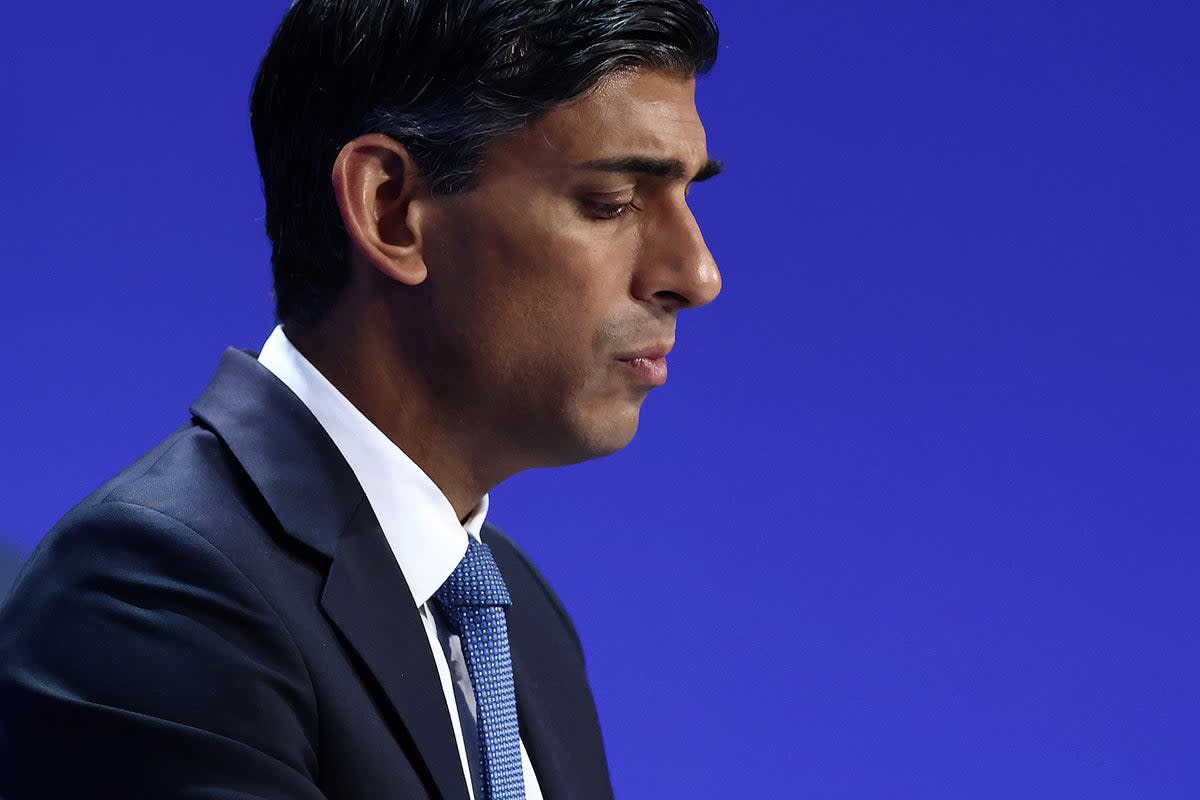 Rishi Sunak said the government will ‘remain steadfast’ in battle to curb inflation (PA Wire)