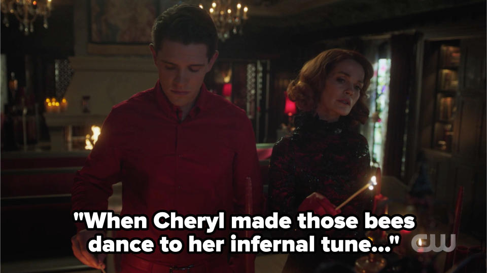 Penelope saying when cheryl made those bees dance to her infernal tune