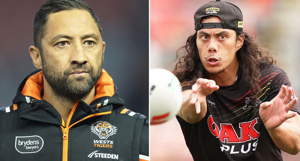 Benji Marshall is adamant the Wests Tigers will not talk about star signing Jarome Luai during the 2024 NRL season. Pic: Getty