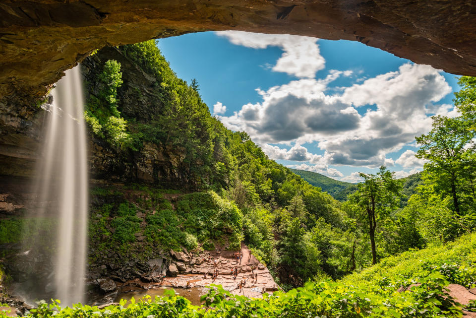 Kaaterskill waterfall in the upstate New York.