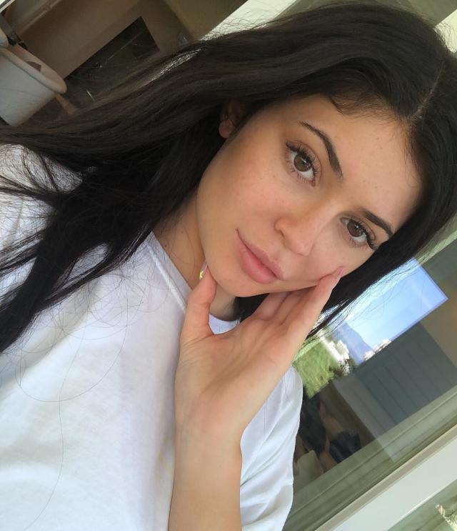 Kylie Jenner makes rare make-up free appearance as she's swarmed