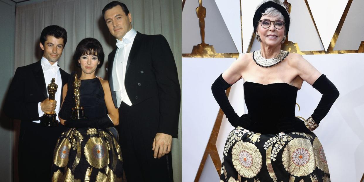 Rita Moreno wore the gown she first debuted in 1962 (Getty Images)