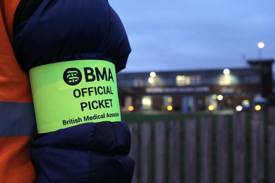 Thousands of junior doctors in England have been voting in the latest outbreak of industrial unrest sweeping the country (Stuart Boulton/Alamy/PA)