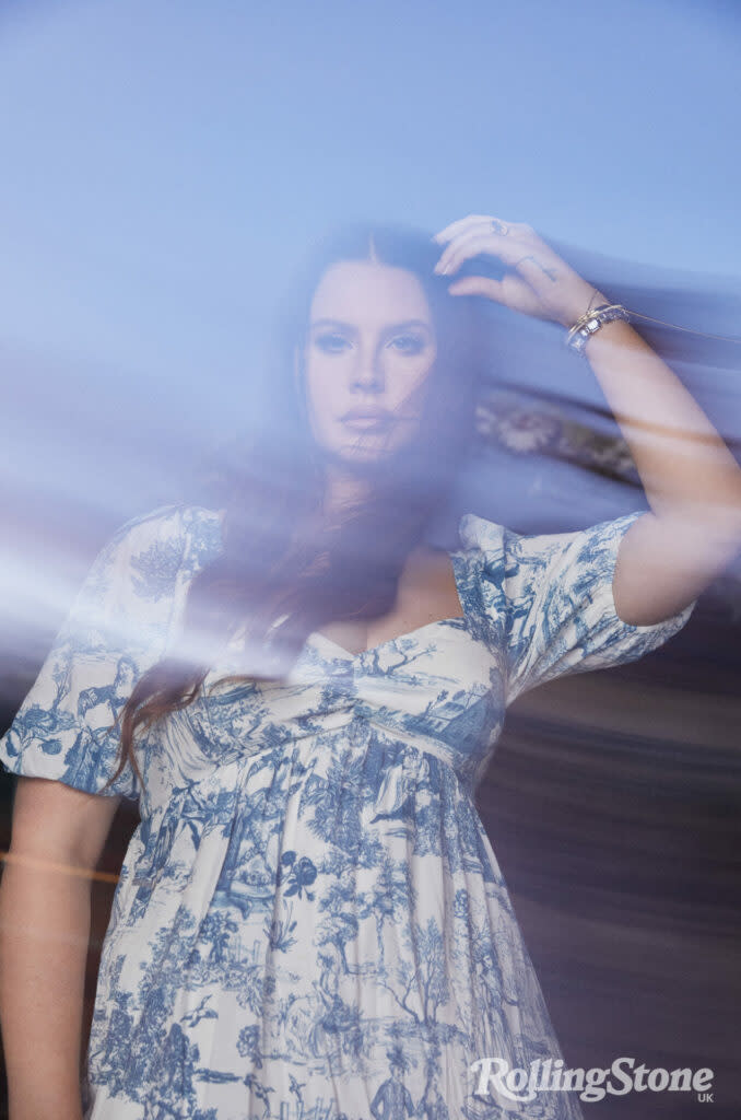 Lana wears own dress, gemstone bracelet by Swarovski, bangles and rings stylist’s own (Picture: Chuck Grant. Styling: Joseph Kocharian)