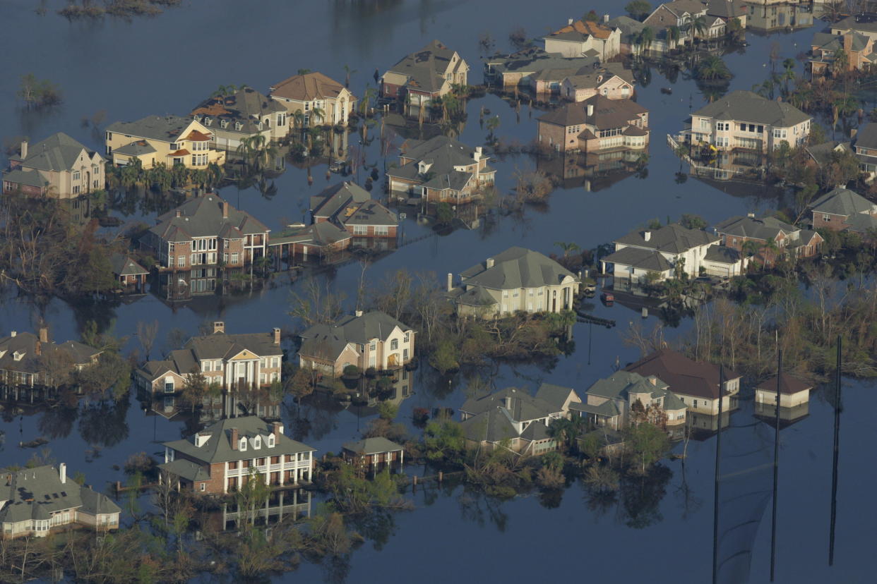 Rising sea levels could&nbsp;threaten the homes of millions of people in coastal states around&nbsp;the nation by 2100. Remember how neighborhoods were still flooded two weeks after Hurricane Katrina went though New Orleans? (Photo: Carlos Barria/Reuters)