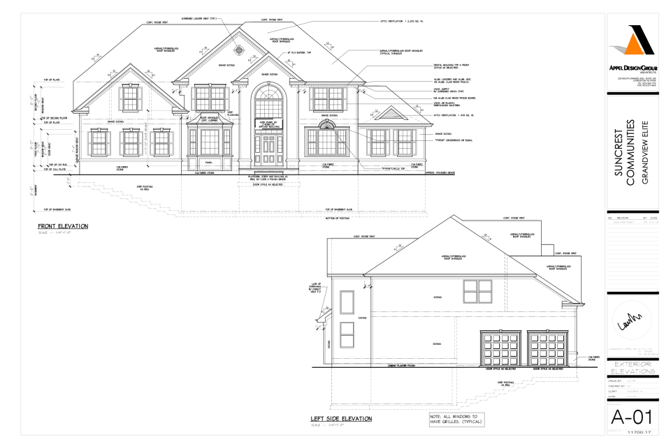 Plans for a single-family home proposed to be built behind Bartram Road in Marlboro.