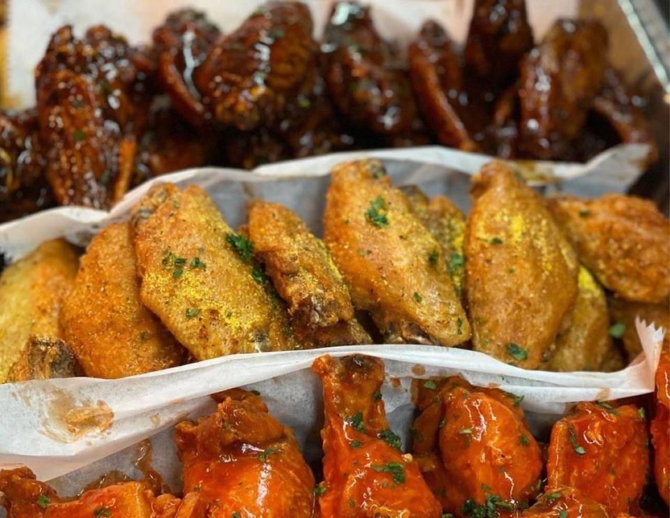 Cuzzo’s Cuisine’s menu includes Southern flavors and comfort foods such as wings and waffles.