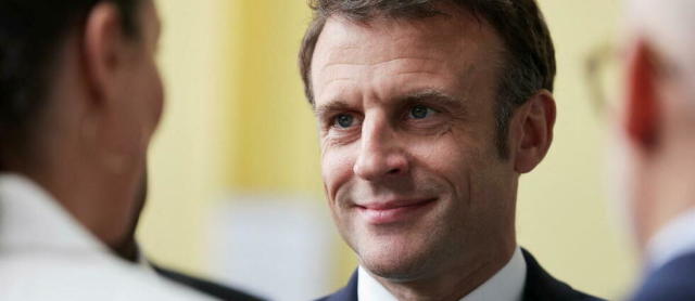 Emmanuel Macron a remerci&#xe9; ses &#xe9;lecteurs &#xe0; l&#39;occasion de l&#39;anniversaire de sa premi&#xe8;re &#xe9;lection &#xe0; la t&#xea;te de l&#39;&#xc9;tat il y a six ans, le 7 mai 2017.&nbsp;  - Credit:THIBAUD MORITZ / POOL / AFP