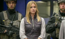 <p>VanCamp was last seen as the younger Agent Carter in 2016’s <em>Captain America: Civil War</em> where she was now working for the CIA and assisting Steve Rogers. They shared an awkward kiss, which many fans weren’t impressed by (WHAT ABOUT YOUR AUNT PEGGY?), but she failed to make the final cut for Infinity War. Will she get a final onscreen moment with Cap in <em>Endgame</em>? Who knows. </p>