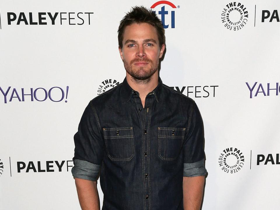 Stephen Amell at the 'Arrow' & 'The Flash' event at The Paley Center For Media's 32nd Annual PALEYFEST LA on March 14, 2015 in Hollywood.