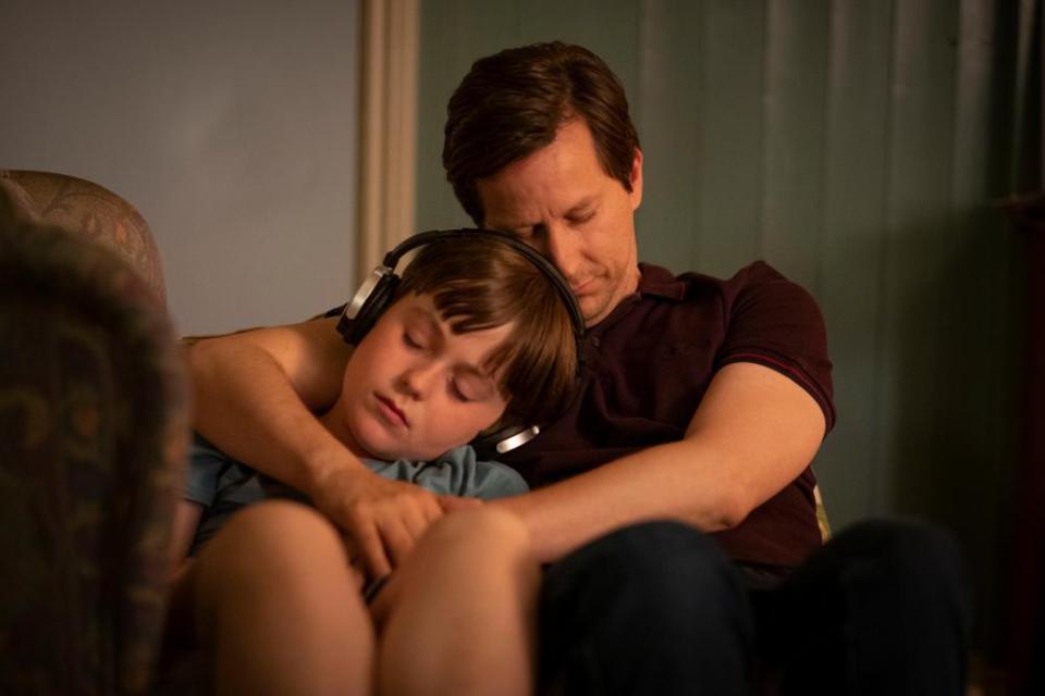 Joe (Max Vento) and Paul (Lee Ingleby) in The A Word