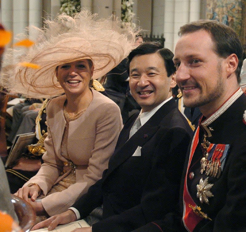 Máxima de Holanda, Haakon de Noruega y Naruhito de Japón