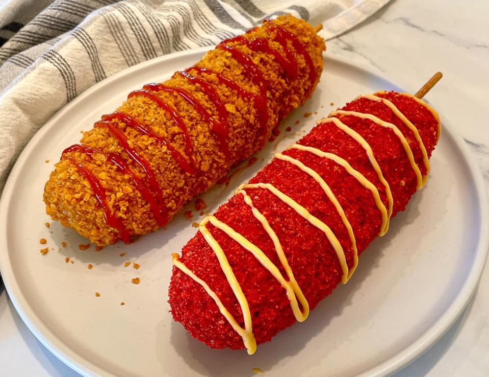 Spicy Korean Corn Dog will be served at the 2024 Florida State Fair in Tampa.